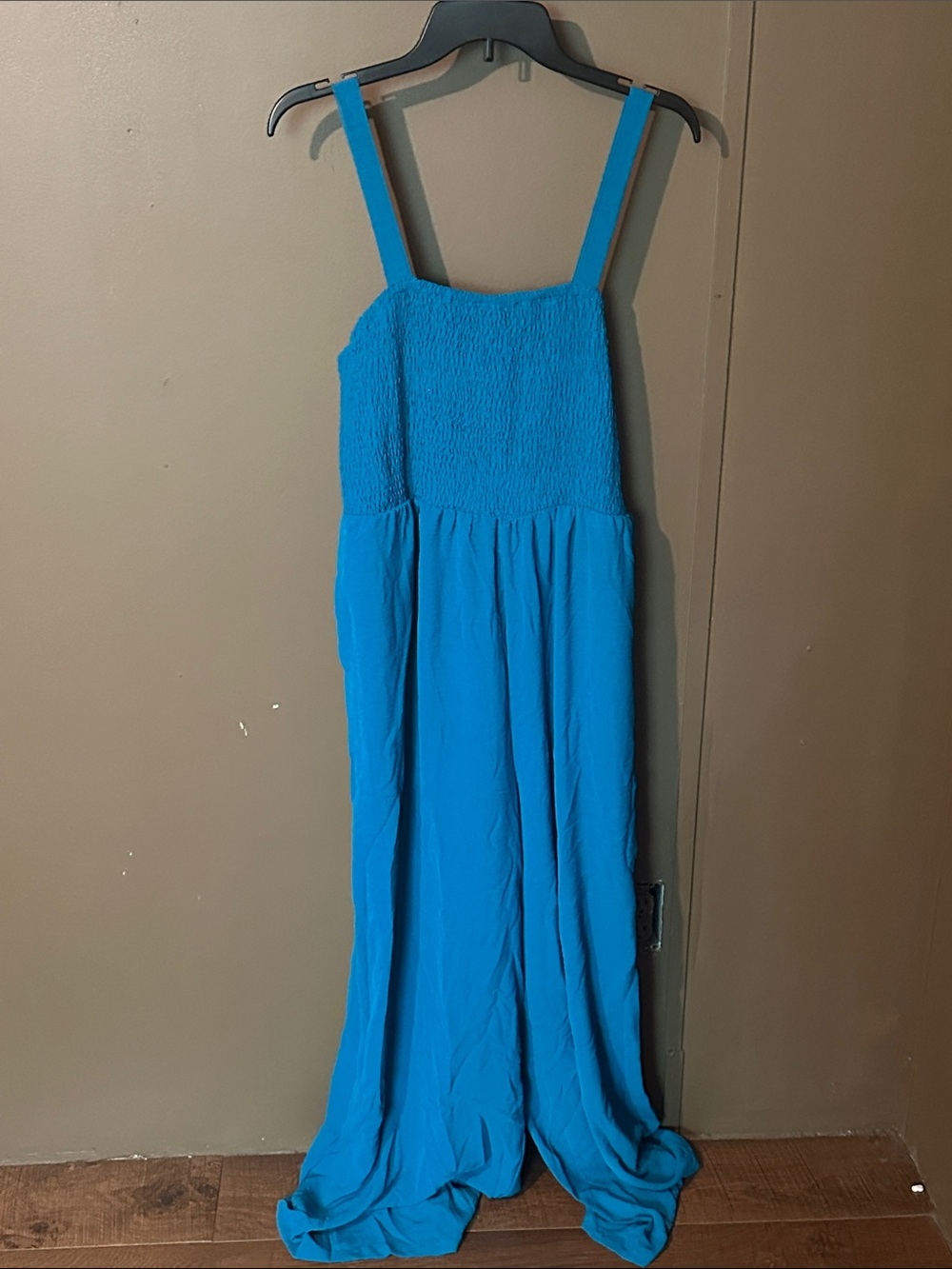 Teal blue jumpsuit